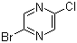 2-溴-5-氯吡嗪分子结构 (CAS 912773-21-8)