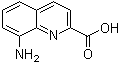 8-氨基-2-喹啉羧酸分子结构 (CAS 91289-36-0)