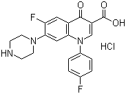 盐酸沙拉沙星分子结构 (CAS 91296-87-6)