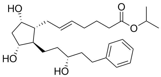 trans-Latanoprost molecular structure (CAS 913258-34-1)