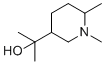 2-(1,6-二甲基哌啶-3-基)丙烷-2-醇分子结构 (CAS 91342-95-9)