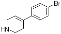 structure of CAS# 91347-99-8, 4-(4-Bromophenyl)-1,2,3,6-tetrahydropyridine