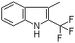 3-甲基-2-(三氟甲基)吲哚分子结构 (CAS 913955-35-8)