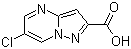 6-氯吡唑并[1,5-a]嘧啶-2-羧酸分子结构 (CAS 914206-75-0)