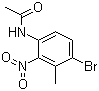 N-(4-溴-5-甲基-6-硝基苯基)乙酰胺分子结构 (CAS 914223-24-8)