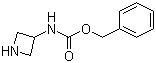 3-(苄氧羰基氨基)氮杂环丁烷分子结构 (CAS 914348-04-2)