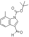 3-甲酰基-7-甲基-1H-吲哚-1-羧酸叔丁酯分子结构 (CAS 914348-96-2)