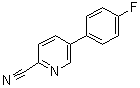5-(4-氟苯基)-2-吡啶甲腈分子结构 (CAS 914349-75-0)
