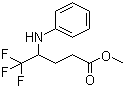 DL-5,5,5-三氟-4-(苯胺基)戊酸甲酯分子结构 (CAS 914613-28-8)