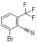 2-溴-6-(三氟甲基)苯甲腈分子结构 (CAS 914637-35-7)