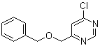4-氯-6-[(苯基甲氧基)甲基]嘧啶分子结构 (CAS 914802-11-2)