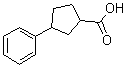 3-苯基环戊烷羧酸分子结构 (CAS 91495-75-9)