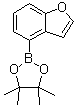 4-(4,4,5,5-四甲基-[1,3,2]二氧硼杂环戊烷-2-基)苯并呋喃分子结构 (CAS 915412-92-9)