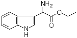 alpha-Aminoindole-3-acetic acid ethyl ester molecular structure (CAS 91566-74-4)