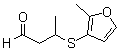 3-[(2-甲基-3-呋喃基)硫基]丁醛分子结构 (CAS 915971-43-6)