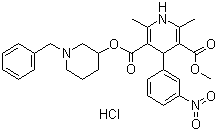 Benidipine hydrochloride molecular structure (CAS 91599-74-5)