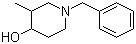 1-苄基-3-甲基-4-哌啶醇分子结构 (CAS 91600-19-0)
