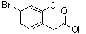 4-溴-2-氯苯乙酸分子结构 (CAS 916516-89-7)