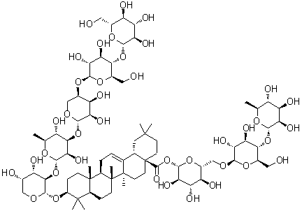 Clematiunicinoside E分子结构 (CAS 916649-92-8)