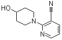 2-(4-Hydroxy-1-piperidinyl)-3-pyridinecarbonitrile molecular structure (CAS 916791-19-0)