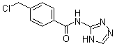 4-(Chloromethyl)-N-1H-1,2,4-triazol-5-ylbenzamide molecular structure (CAS 916791-21-4)