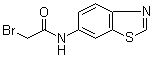 N-6-苯并噻唑基-2-溴乙酰胺分子结构 (CAS 916791-25-8)