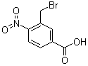 3-(Bromomethyl)-4-nitrobenzoic acid molecular structure (CAS 916791-27-0)