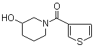 (3-羟基-1-哌啶基)-3-噻吩基甲酮分子结构 (CAS 916791-29-2)