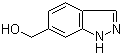 1H-吲唑-6-甲醇分子结构 (CAS 916902-55-1)