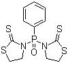 3,3'-(苯基亚膦酰)双-2-噻唑烷硫酮分子结构 (CAS 91793-77-0)