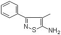 结构式 CAS# 91818-68-7, 4-甲基-3-苯基异噻唑-5-胺