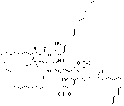 Lipid A 406分子结构 (CAS 91841-27-9)
