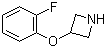 3-(2-Fluorophenoxy)azetidine molecular structure (CAS 918831-13-7)