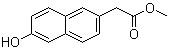 6-羟基-2-萘乙酸甲酯分子结构 (CAS 91903-08-1)