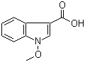1-甲氧基吲哚-3-羧酸分子结构 (CAS 91913-76-7)