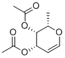 结构式 CAS# 91926-31-7, [(2S,3R,4S)-3-乙酰氧基-2-甲基-3,4-二氢-2H-吡喃-4-基]乙酸酯