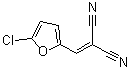 2-[(5-氯-2-呋喃基)亚甲基]丙二腈分子结构 (CAS 91937-67-6)