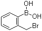 2-(溴甲基)苯硼酸分子结构 (CAS 91983-14-1)