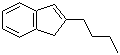 结构式 CAS# 92013-12-2, 2-丁基茚; 2-丁基-1H-茚