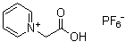 1-(羧甲基)吡啶鎓六氟磷酸盐分子结构 (CAS 920520-52-1)