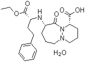 西拉普利水合物分子结构 (CAS 92077-78-6)