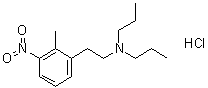 2-甲基-3-硝基-N,N-二丙基苯乙胺盐酸盐分子结构 (CAS 920986-68-1)