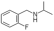 2-氟-N-(1-甲基乙基)苯甲胺分子结构 (CAS 921074-63-7)