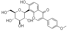 4'-O-甲基葛根素分子结构 (CAS 92117-94-7)