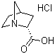 (1R,2R,4R)-rel-1-Azabicyclo[2.2.1]heptane-2-carboxylic acid hydrochloride molecular structure (CAS 921755-46-6)