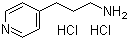 4-吡啶丙胺盐酸盐分子结构 (CAS 922189-08-0)