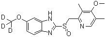 奥美拉唑-d<sub>3</sub>分子结构 (CAS 922731-01-9)