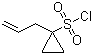 1-烯丙基环丙磺酰氯分子结构 (CAS 923032-59-1)
