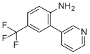 2-(Pyridin-3-yl)-4-(trifluoromethyl)aniline molecular structure (CAS 923293-15-6)