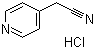 4-吡啶乙腈盐酸盐分子结构 (CAS 92333-25-0)